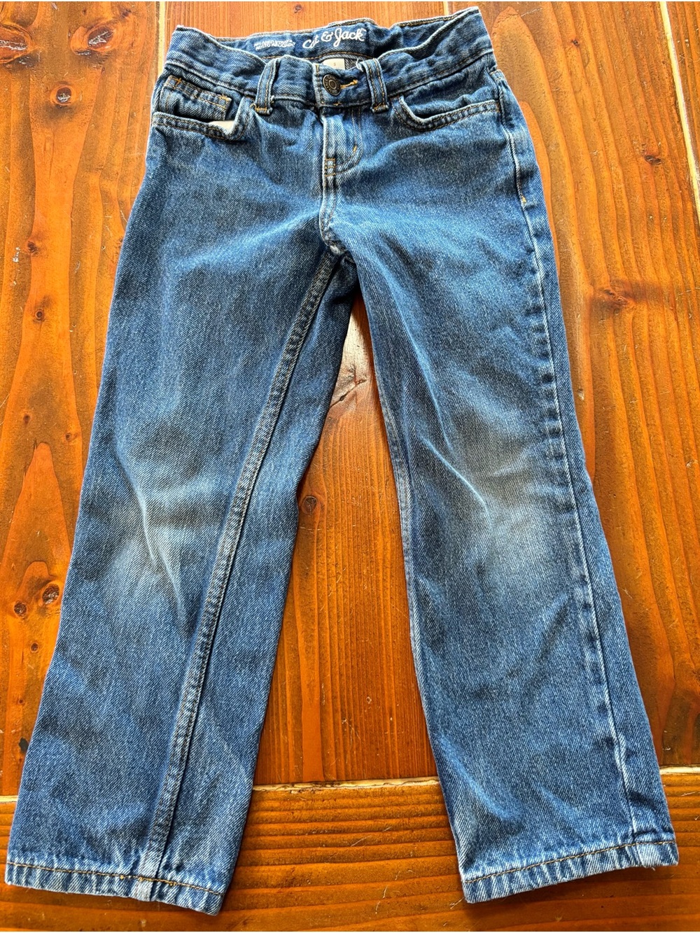 Cat & Jack Boys Blue Straight-Leg Jeans